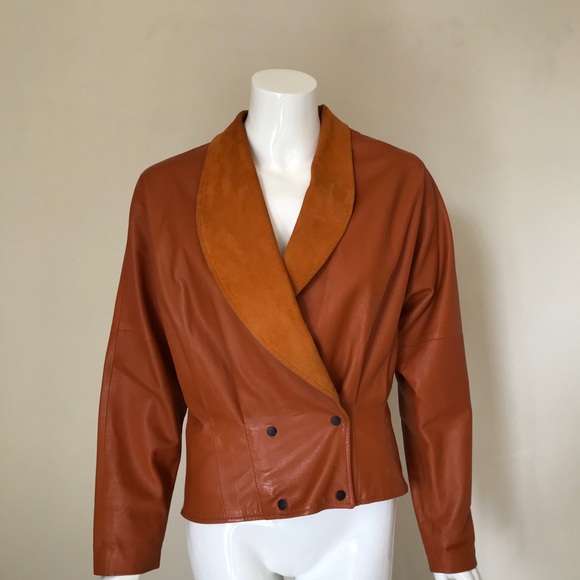 Vintage one of a kind leather jacket - Picture 2 of 7